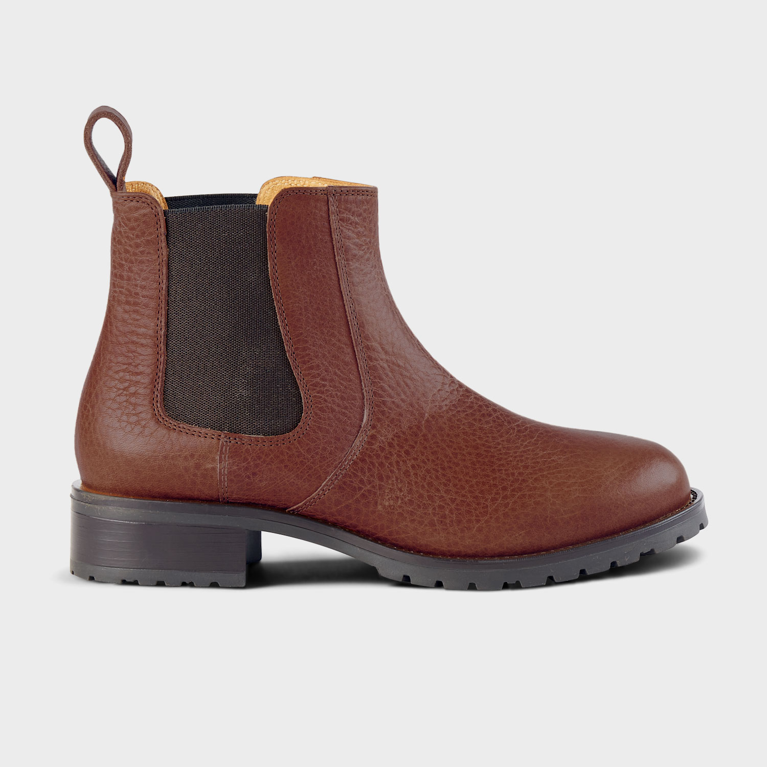 Women's Lifetime Leather Chelsea Boot (Cognac)