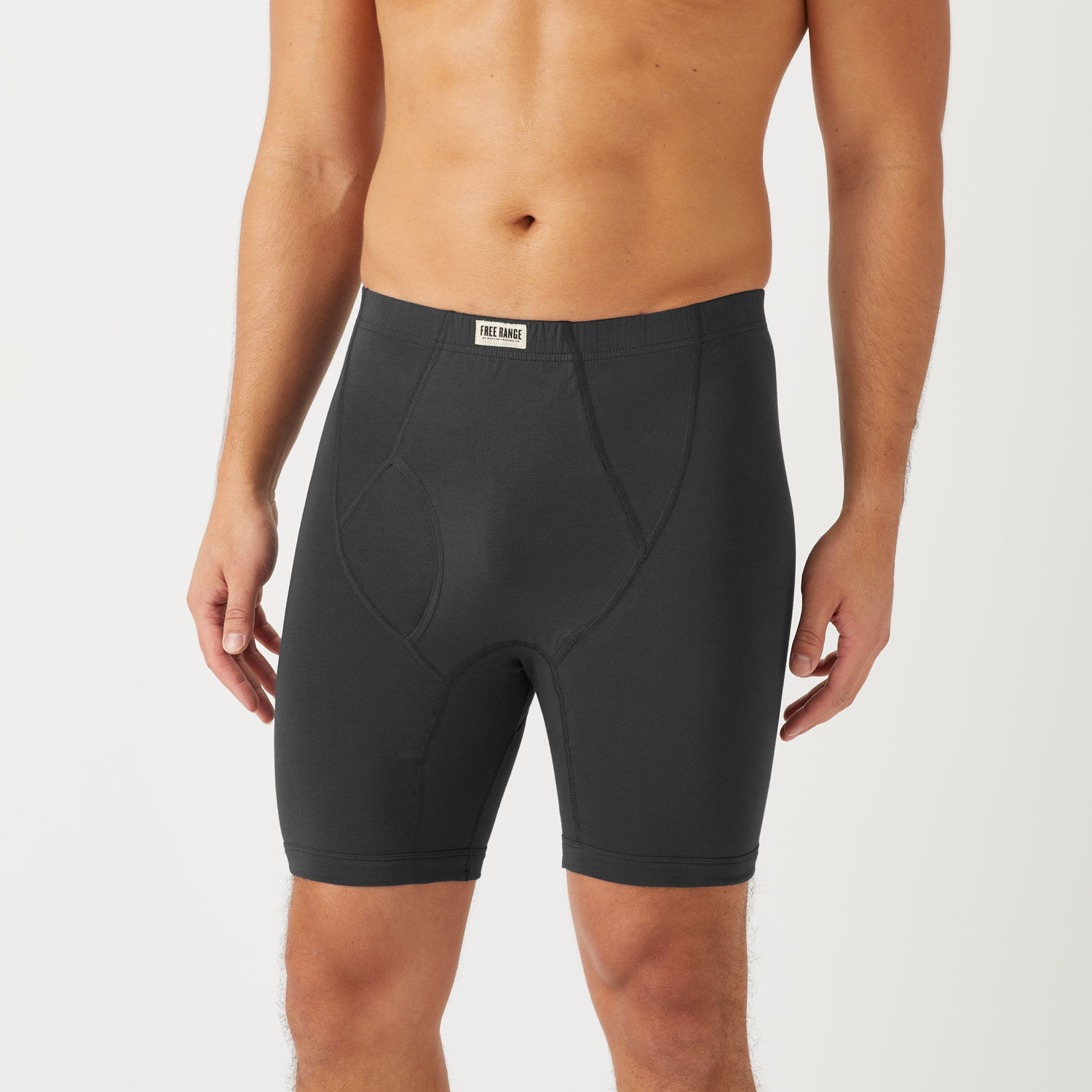 Men's Free Range Cotton Boxer Briefs, 28516 (Pale Navy)