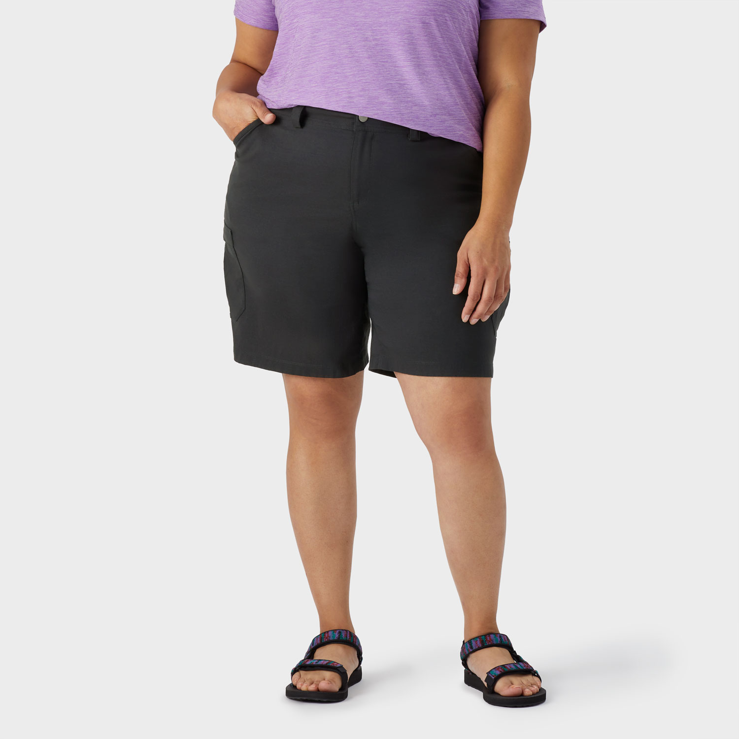 Women's Plus Dry on the Fly 10" Shorts, 36116 (Black)