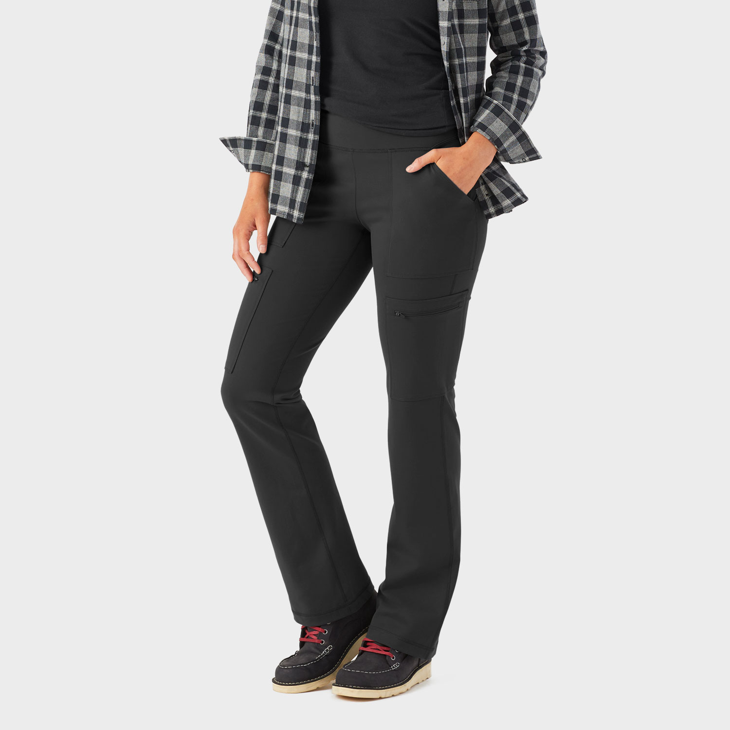 Women's NoGA Namastash Bootcut Pants, 52836 (Navy)