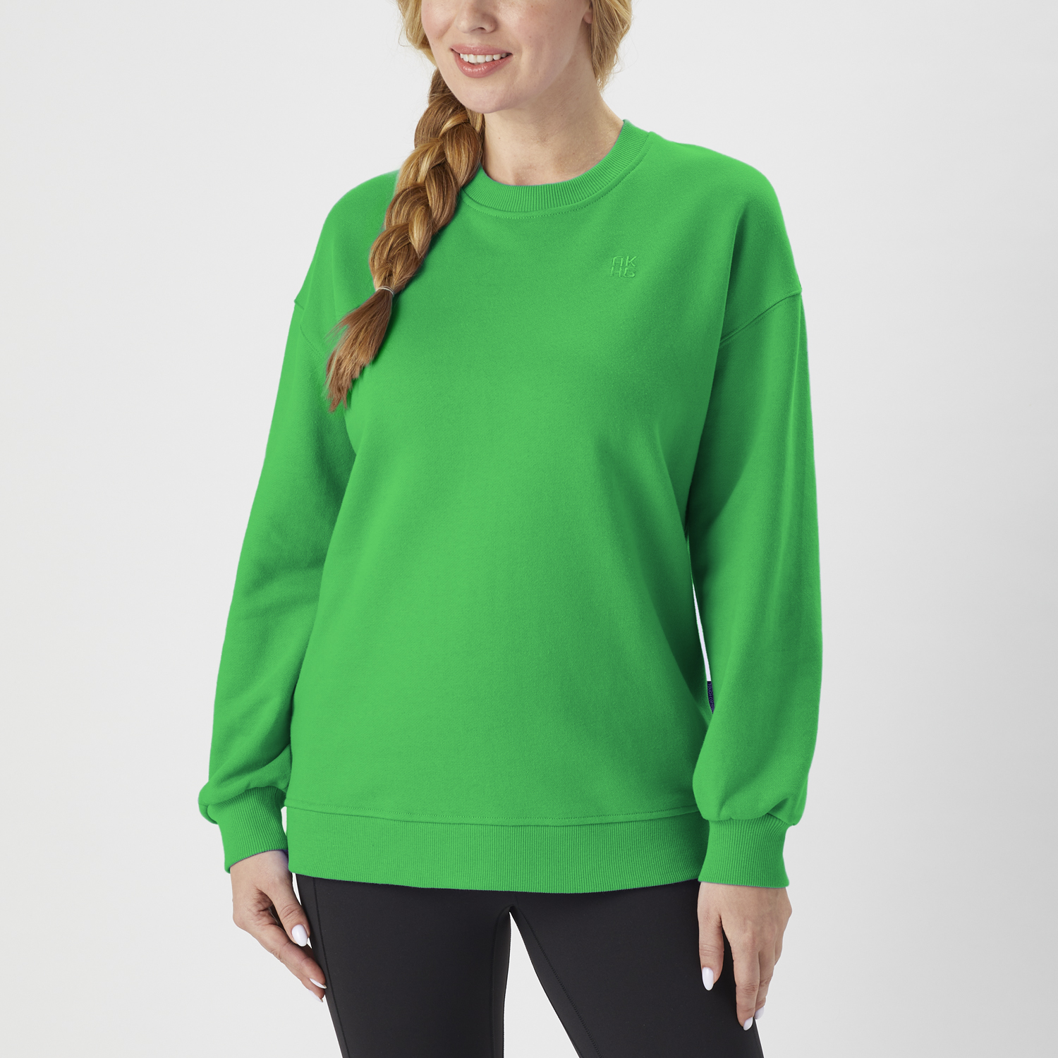 Women's AKHG Crosshaul Oversized Crew Sweatshirt, 70603 (Coneflo