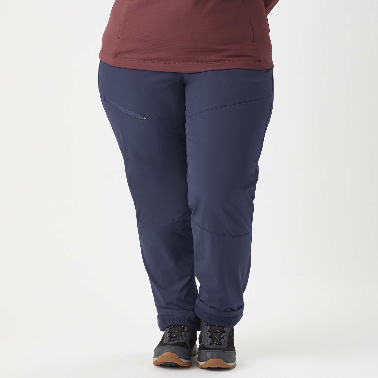 Women's Plus AKHG Roadless Slim Leg Fleece Lined Pants, 70611 (J
