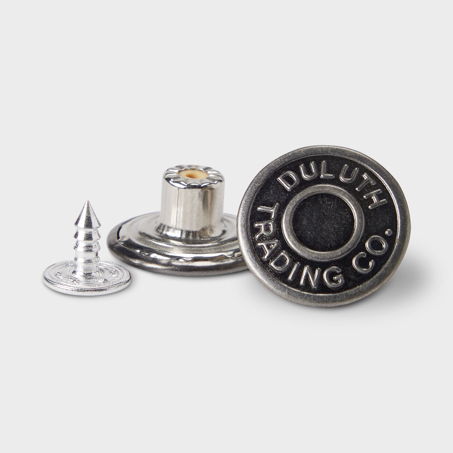 8-Pack Antique Silver Buttons, 71824